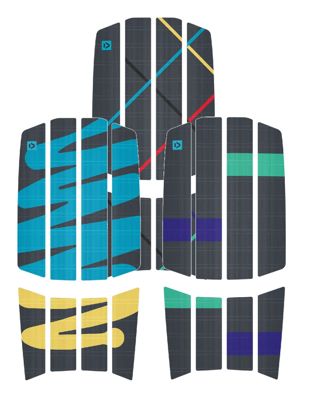 DUOTONE ����� Traction Pad Team Front (8 piece) 3mm (44230-8038) 25 (�.���/�����.)-