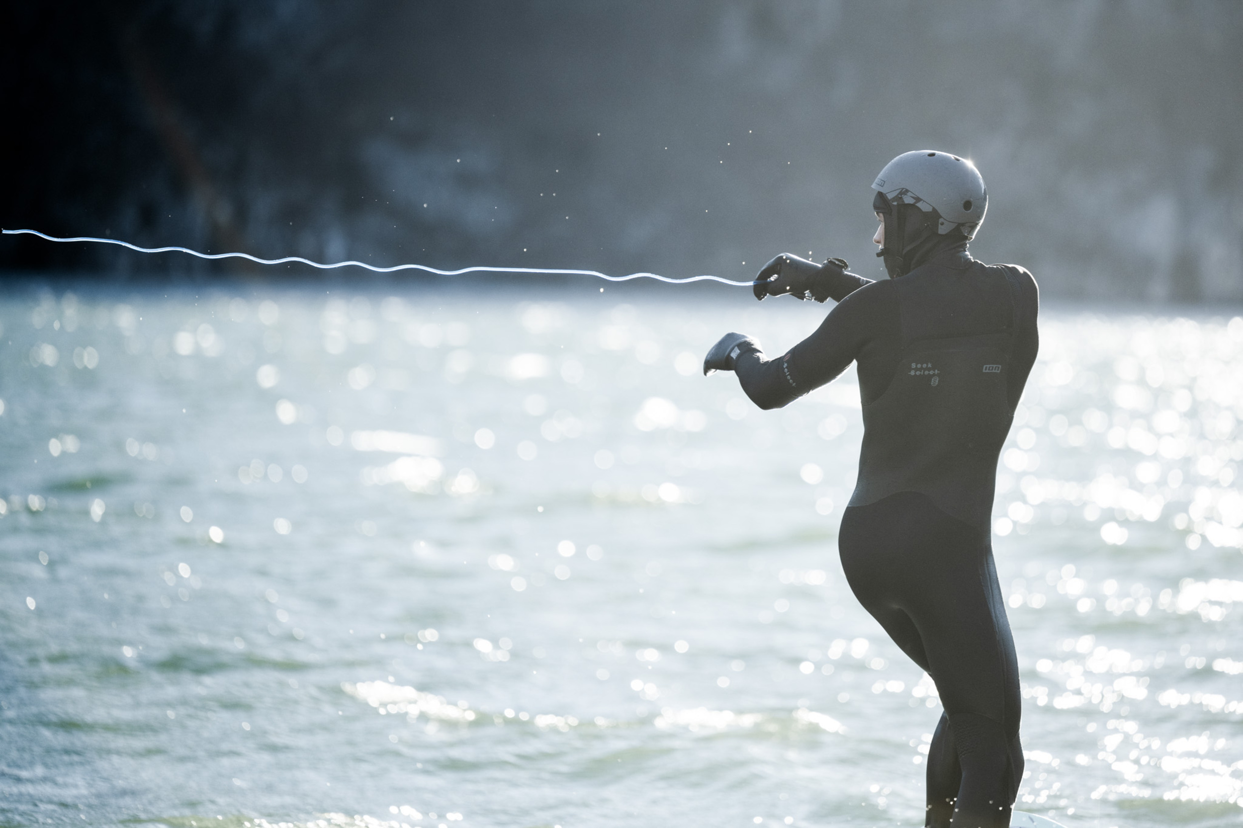 ION  Wing Core Coiled Wrist Leash 4' (48220-7060)  25-