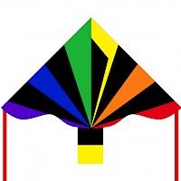HQ ���� ��������� Ecoline: Simple Flyer Black Rainbow 120 cm (102150)-