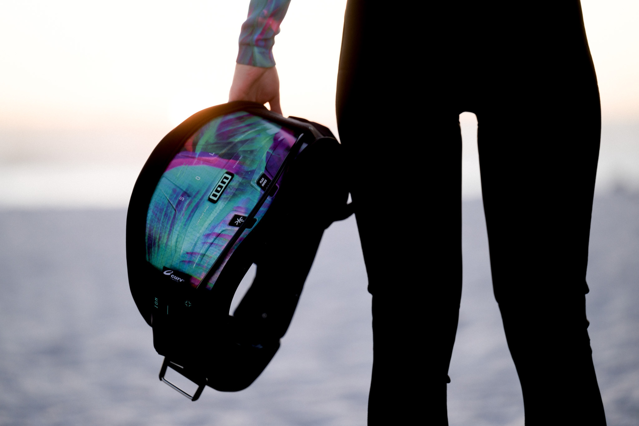 ION �������� Kite ���� Sol Curv ��� (48253-4726) tropical-palm-glitch 25 (D 34/XS)-