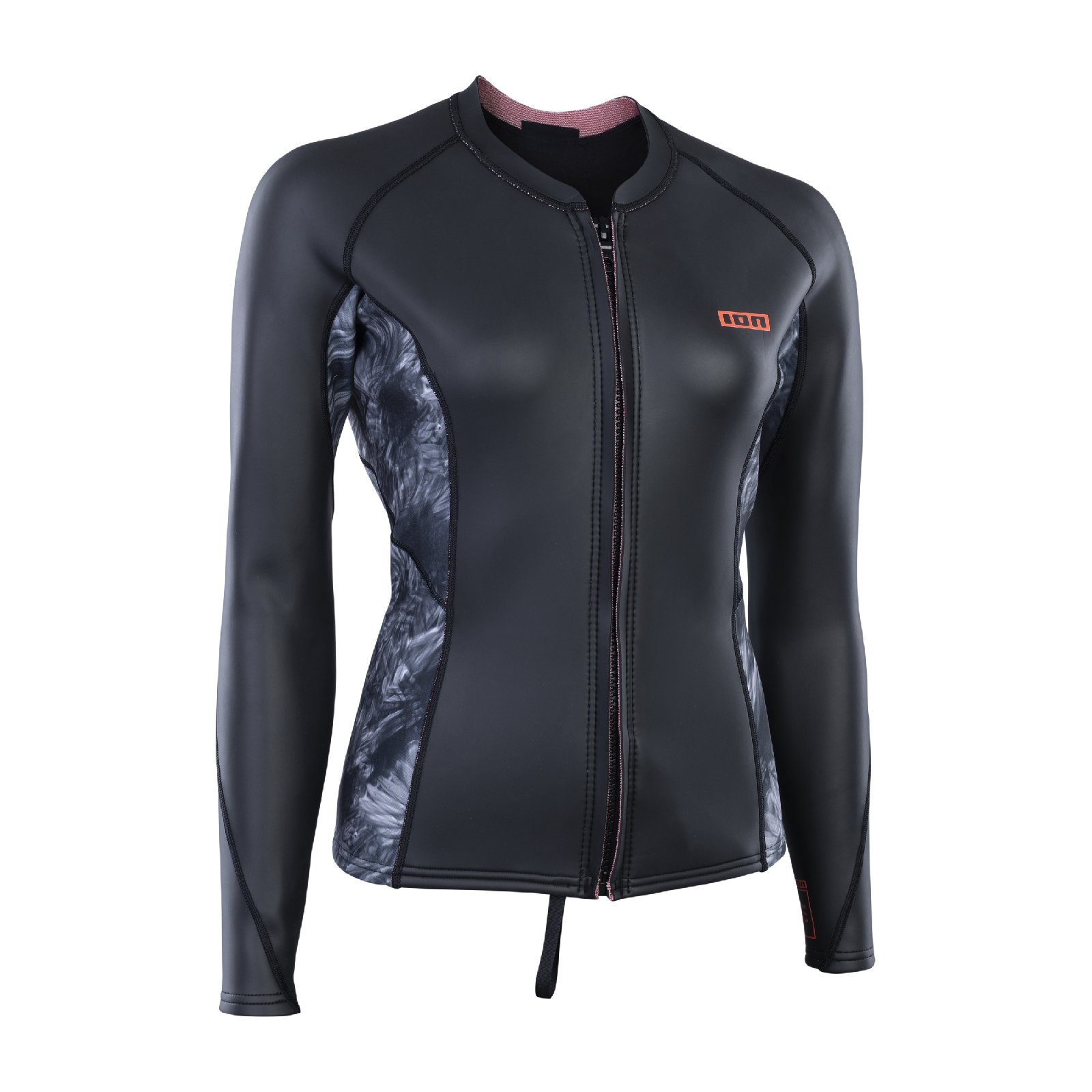 ION   Neo Zip Top 2/1 LS Skin    (48233-4227)  black-flowers 25 (D 34/XS)-