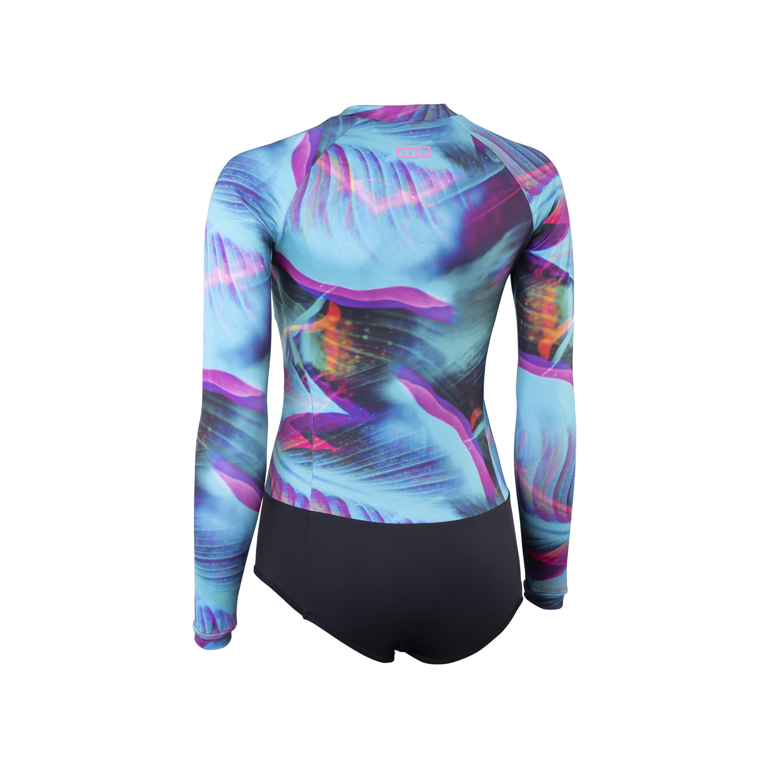 ION ��������� Swimsuit LS ���� ��� ��� (48243-4190) tropical-palm-glitch 25 (D 34/XS)-