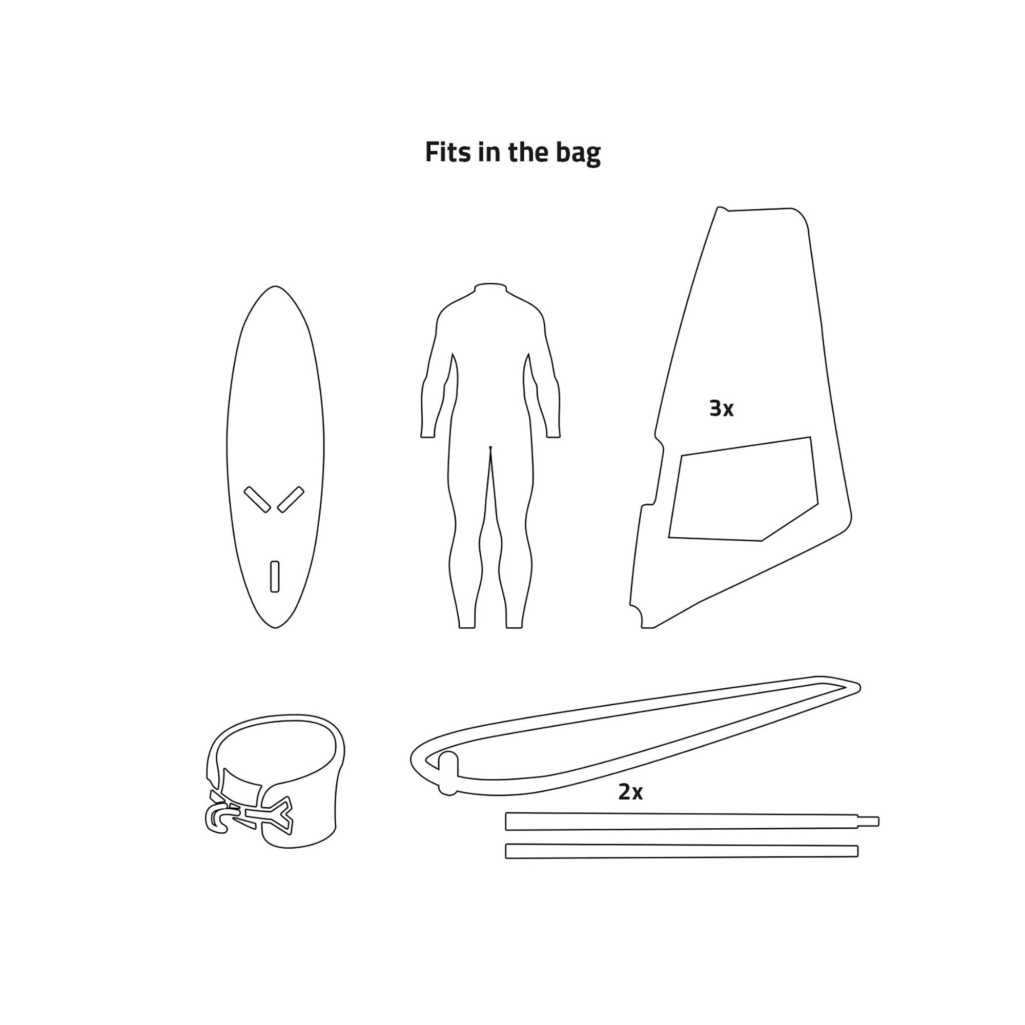 PROLIMIT     Session / Boardbag (L) 260-80 (03140) 24-