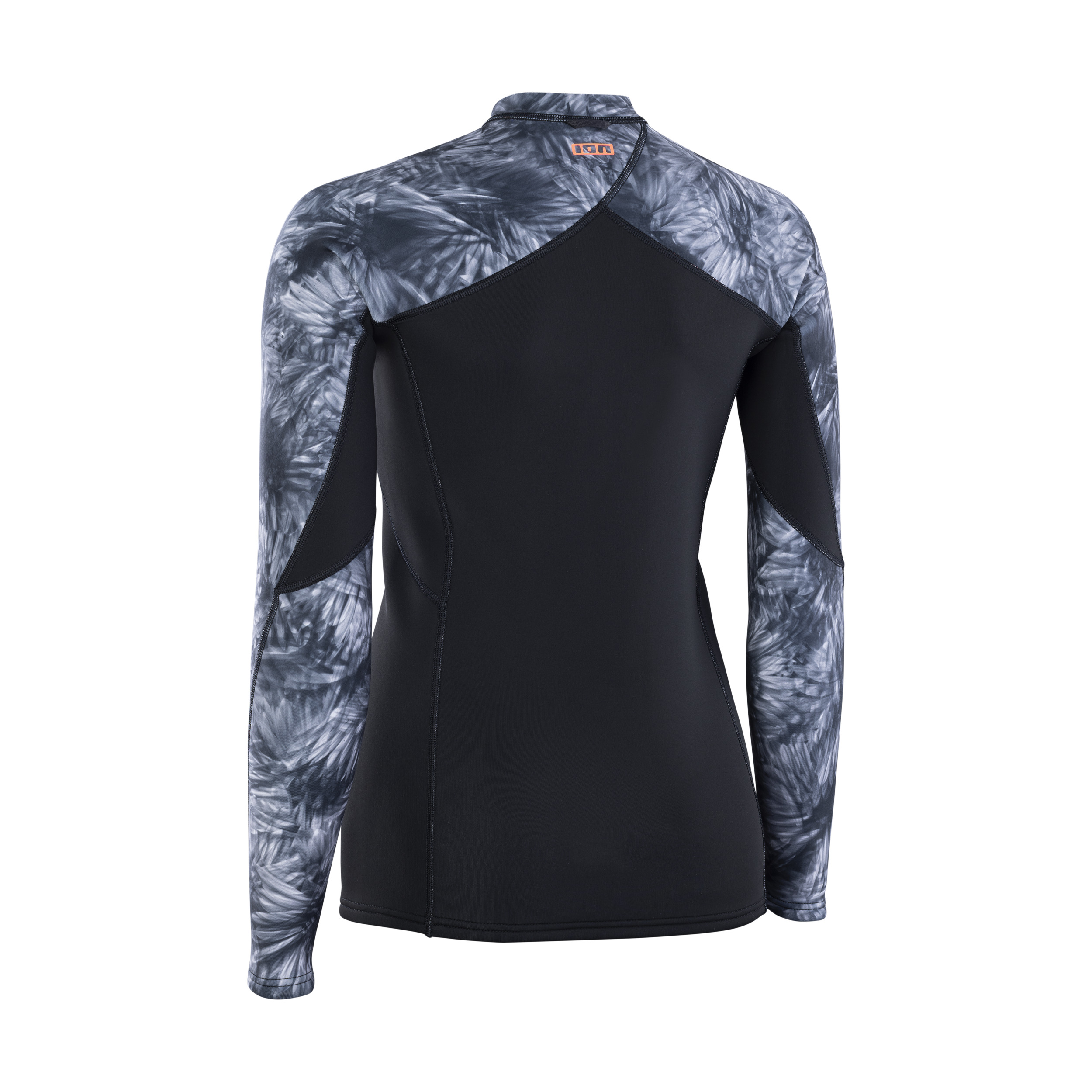 ION   Neo Top Women 2/2 LS    (48233-4220) black-flowers 25 (D 36/S)-
