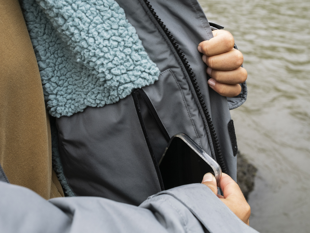 ION ����� Water Jacket Storm Coat unisex (48260-4120) sage-grey 26 (XS)-