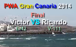 Финальный заезд PWA Pozo 2014 - Виктор VS Рикардо 