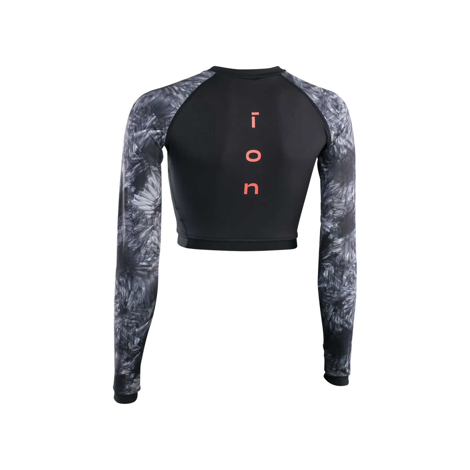 ION  Rashguard Shorty LS women   (48233-4191) black-flowers 23 (D 34/XS)-