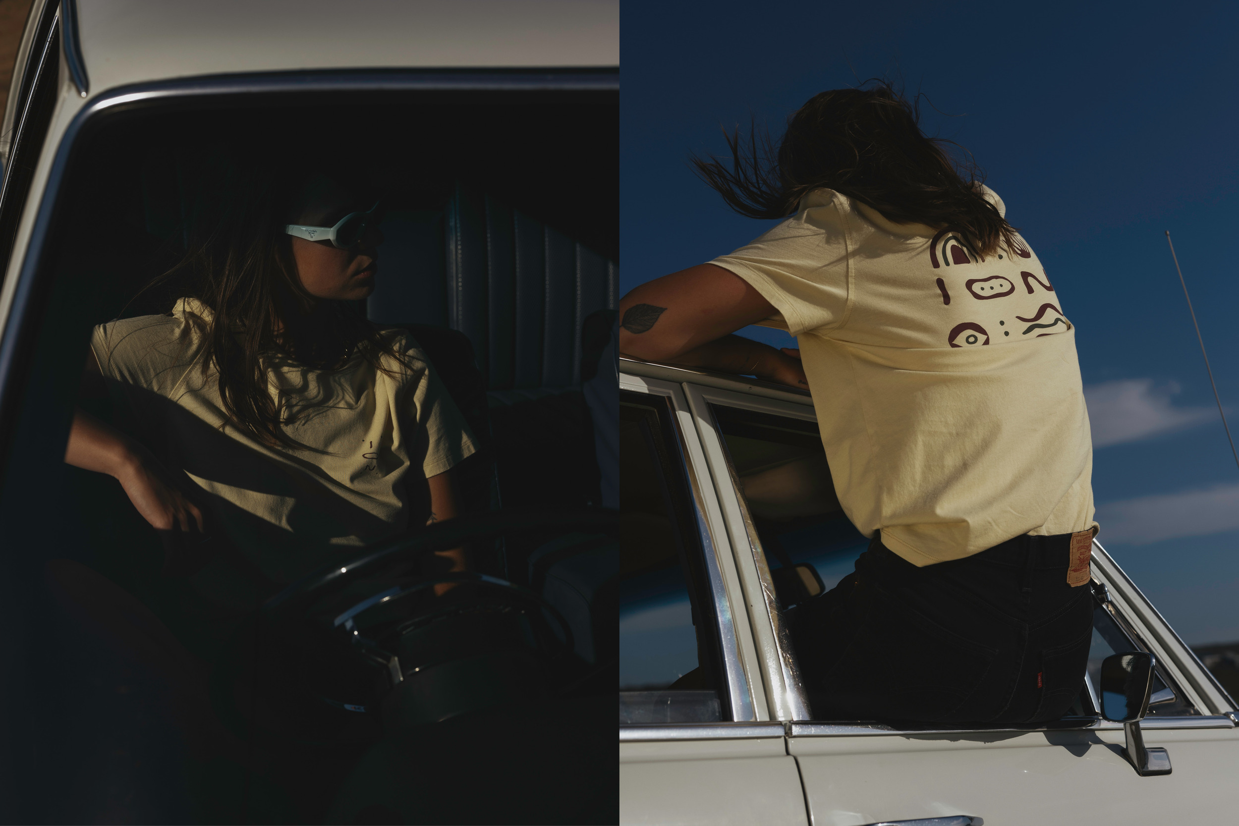 ION �������� Tee Graphic SS women (46253-5007) faded-yellow 25 (D 38/M)-